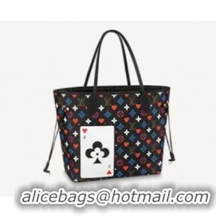 Affordable Price Louis Vuitton Monogram Canvas GAME ON NEVERFULL MM M57483 black