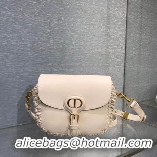 Promotional MEDIUM DIOR BOBBY BAG Latte Grained Grained Calfskin with Whipstitched Seams M9319UB