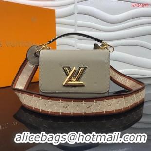 New Fashion Louis vuitton Epi leather original TWIST MM M57050 gray