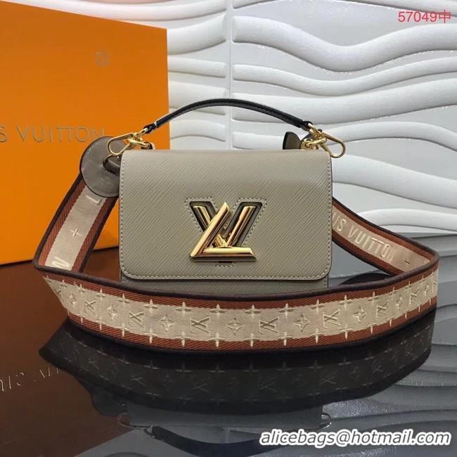 New Fashion Louis vuitton Epi leather original TWIST MM M57050 gray