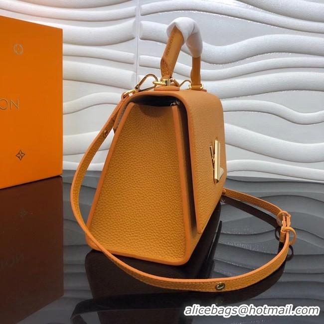 Pretty Style Louis vuitton Taurillon Leather TWIST ONE HANDLE MM M57090 yellow