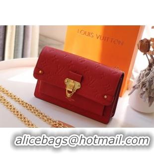 Famous Brand Louis Vuitton VAVIN CHAIN WALLET M67841 red