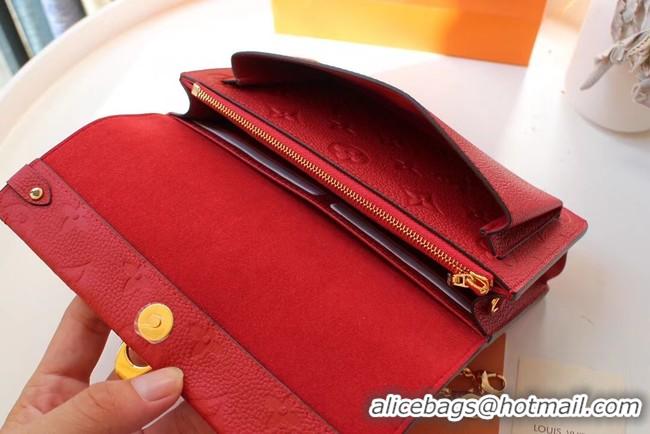 Famous Brand Louis Vuitton VAVIN CHAIN WALLET M67841 red