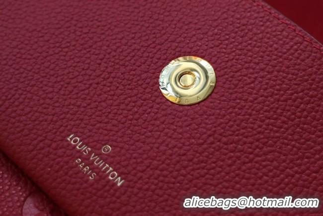 Famous Brand Louis Vuitton VAVIN CHAIN WALLET M67841 red