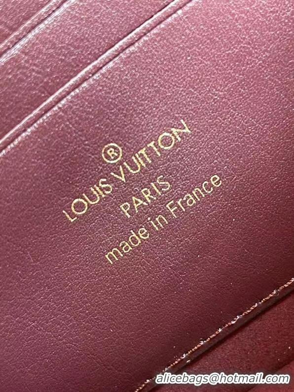 Fashion Louis Vuitton SINCE 1854 DAUPHINE CHAIN WALLET M69992 Bordeaux