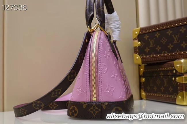 Promotional Louis Vuitton Monogram Vernis Alma BB Tote Bag M91606 pink