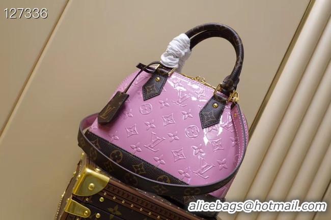 Promotional Louis Vuitton Monogram Vernis Alma BB Tote Bag M91606 pink