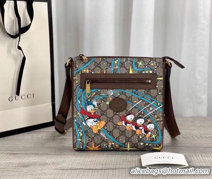 Discount Gucci Donald Duck Series Original Leather Shoulder Bag 645054