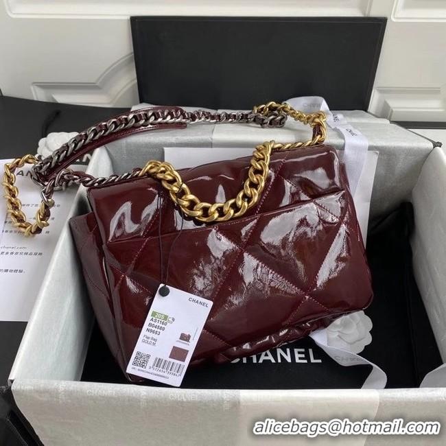 Grade Promotional chanel 19 flap bag AS1160 Burgundy