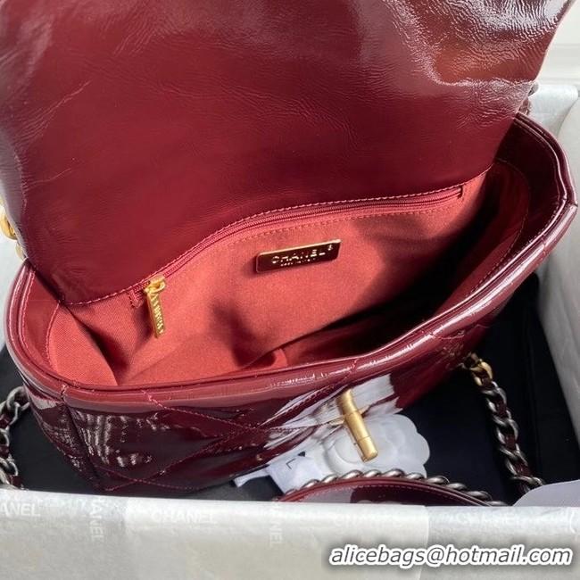 Grade Promotional chanel 19 flap bag AS1160 Burgundy