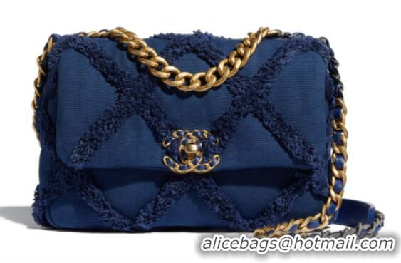 Affordable Price Chanel 19 flap bag AS1160 Navy Blue