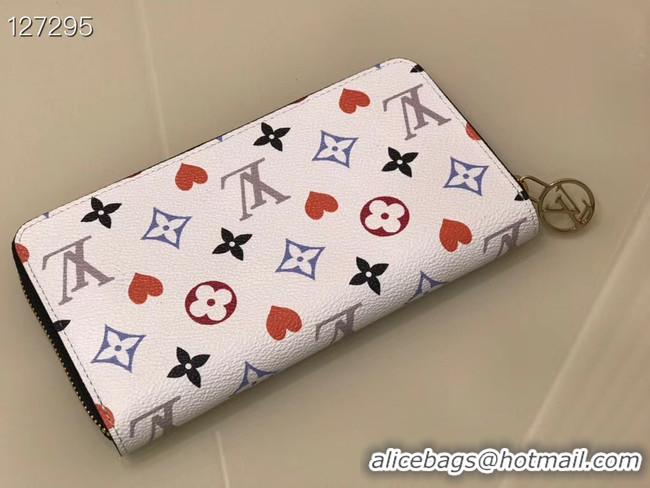 Buy Inexpensive Louis Vuitton GAME ON ZIPPY WALLET M57491 white