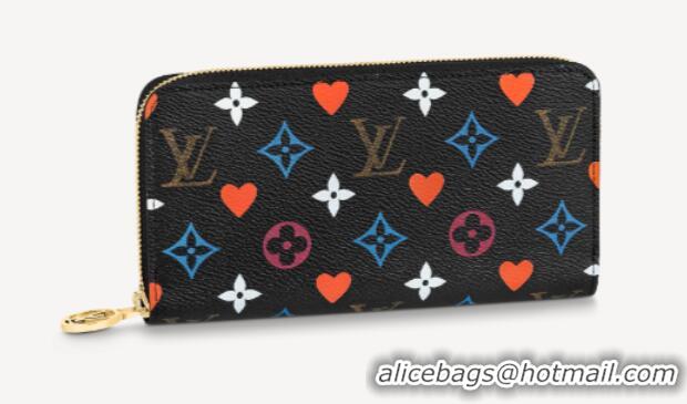 Buy Inexpensive Louis Vuitton GAME ON ZIPPY WALLET M80323 black