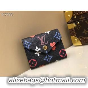 Well Crafted Louis Vuitton GAME ON ZOE WALLET M80278 black