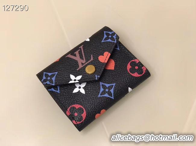 Well Crafted Louis Vuitton GAME ON ZOE WALLET M80278 black