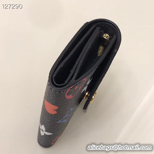 Well Crafted Louis Vuitton GAME ON ZOE WALLET M80278 black