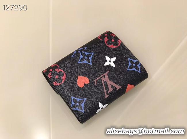 Well Crafted Louis Vuitton GAME ON ZOE WALLET M80278 black