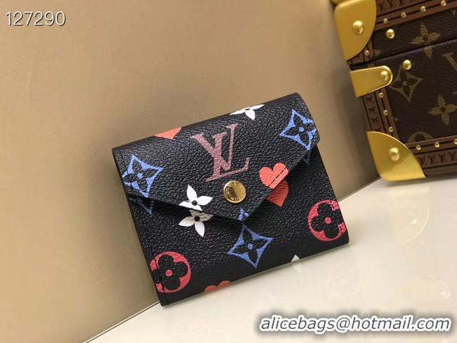 Well Crafted Louis Vuitton GAME ON ZOE WALLET M80278 black