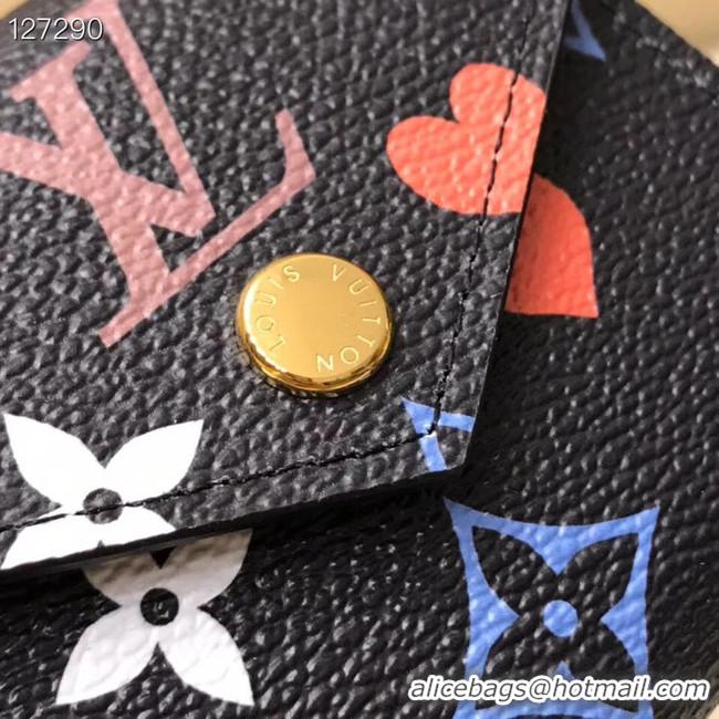 Well Crafted Louis Vuitton GAME ON ZOE WALLET M80278 black