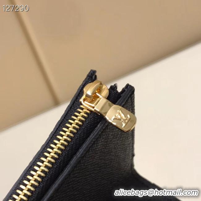 Well Crafted Louis Vuitton GAME ON ZOE WALLET M80278 black