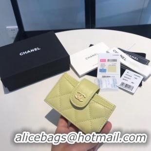 Buy Cheapest Chanel card holder AS0342 green