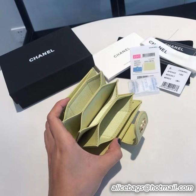 Buy Cheapest Chanel card holder AS0342 green