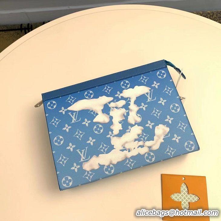 Best Quality Discount Louis Vuitton TOILET POUCH M45481 blue