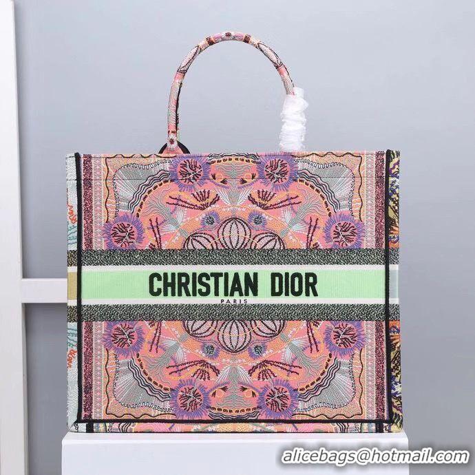 Buy Inexpensive DIOR BOOK TOTE Multicolor Tie & Dior Embroidery M1286