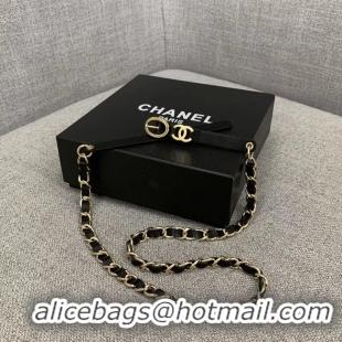 Fashion Discount Chanel Original Calf Leather 2.0CM 3600 black