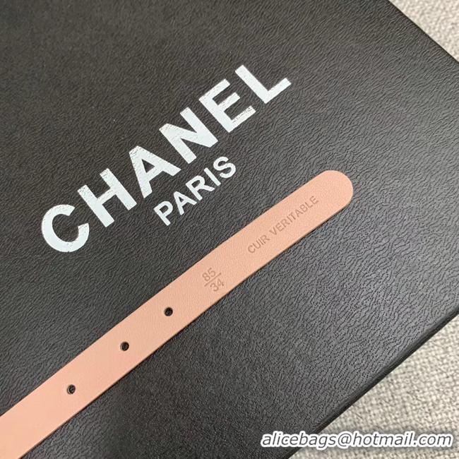 Good Product Chanel Original Calf Leather 2.0CM 3600 pink