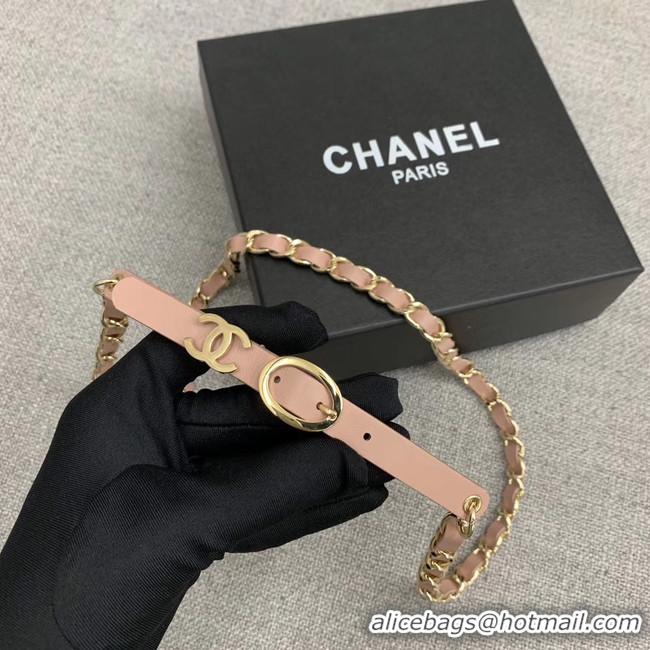 Good Product Chanel Original Calf Leather 2.0CM 3600 pink