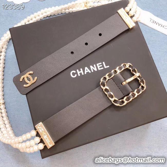 Good Quality Chanel Original Calf Leather 3601 black