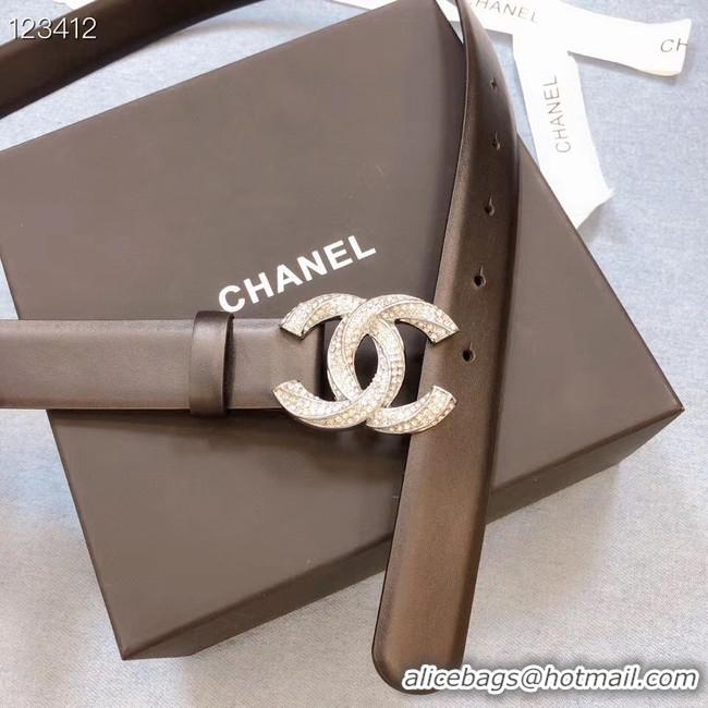 Luxury Discount Chanel Original Calf Leather 3602 black Silver