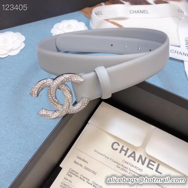 Popular Style Chanel Original Calf Leather 3602 Grey Silver