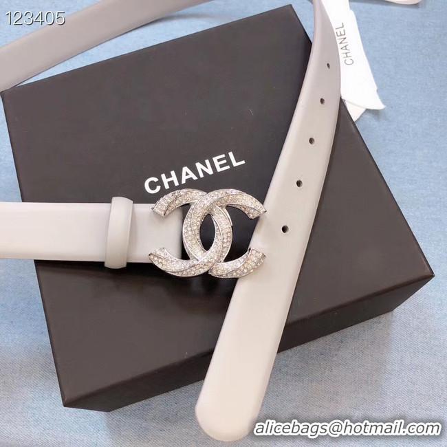 Popular Style Chanel Original Calf Leather 3602 Grey Silver