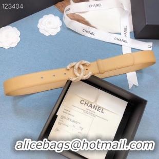 Promotional Chanel Original Calf Leather 3602 Yellow Gold