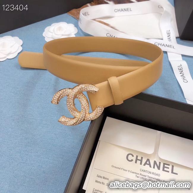 Promotional Chanel Original Calf Leather 3602 Yellow Gold