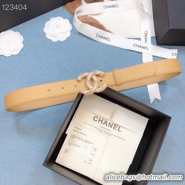 Promotional Chanel Original Calf Leather 3602 Yellow Gold