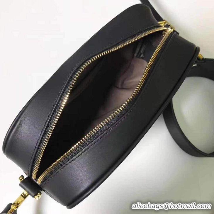 ​Grade Quality Fendi FF Shoulder Bag With Leather Strap 8BR605 Black