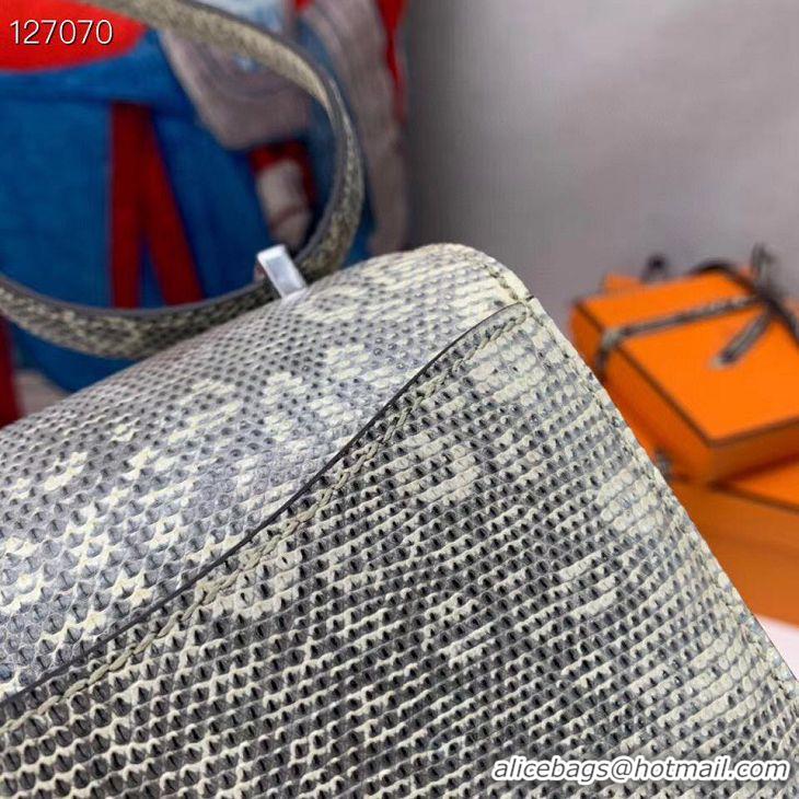 Shop Super Quality Hermes Constance Bag Togo Origianl Lizard Leather H9999 Gray