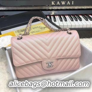 Buy Discount Chanel 2.55 Series Flap Bag Leather A1112CF Pink