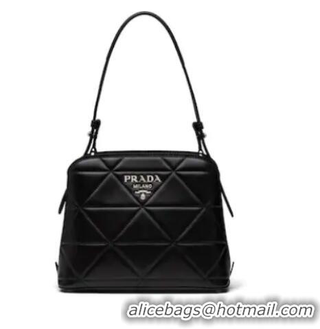 Luxury Discount Prada Spectrum small leather bag 1BA311 black