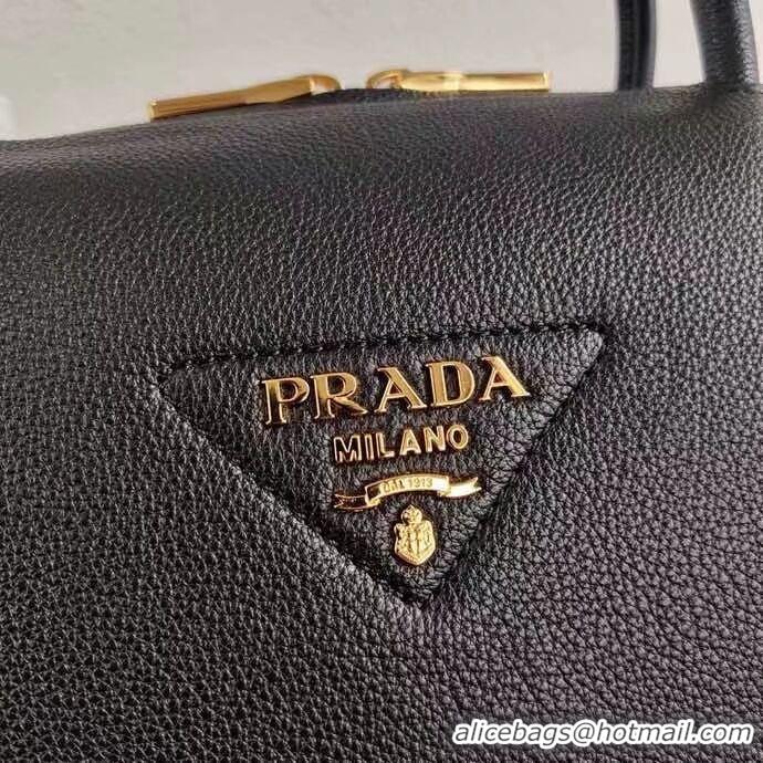 Market Sells Prada Deer skin bag tote 1BC145 Black