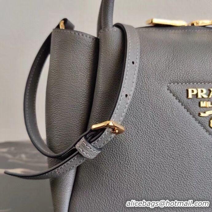 Buy Cheapest Prada Deer skin bag tote 1BC145 grey