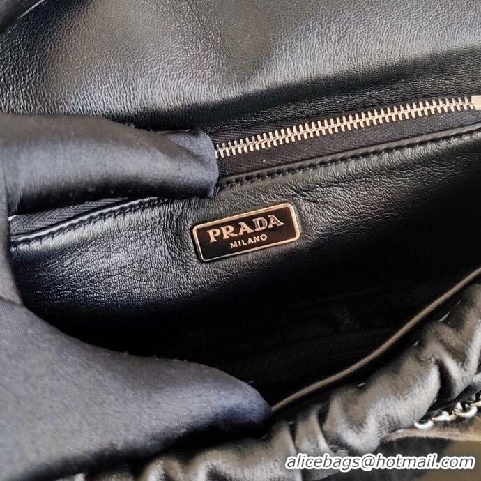 New Style Prada Gaufre nappa leather shoulder bag 1BD289 black