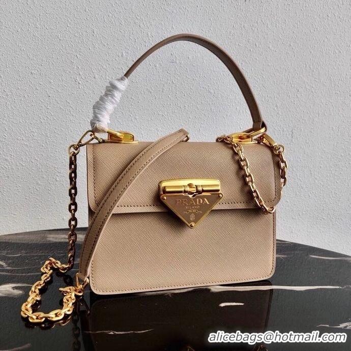 Buy Discount Prada Saffiano leather Prada Symbole bag 1BN021 Biscuits