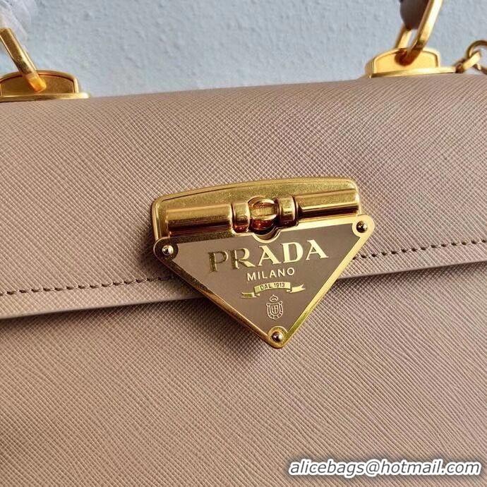 Buy Discount Prada Saffiano leather Prada Symbole bag 1BN021 Biscuits