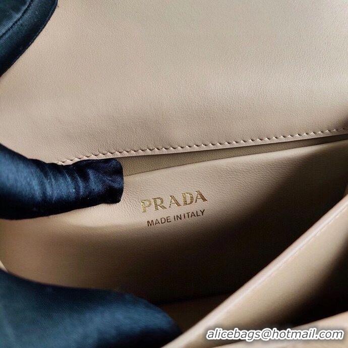 Buy Discount Prada Saffiano leather Prada Symbole bag 1BN021 Biscuits