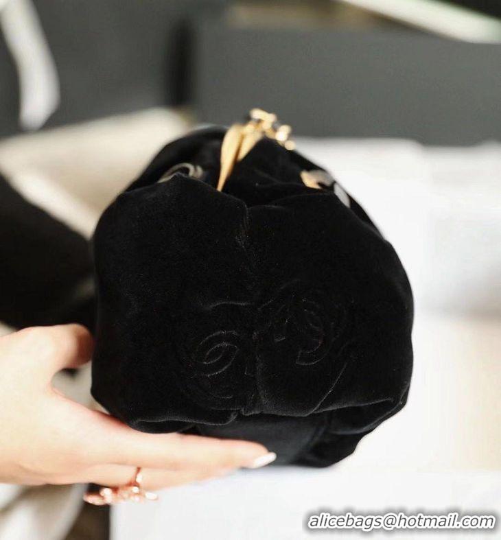 Luxury Discount Chanel Clutch Bag AS2137 black