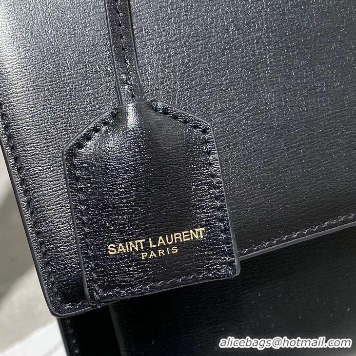 Cheapest Yves Saint Laurent Calfskin Leather Tote Bag Y634723 black